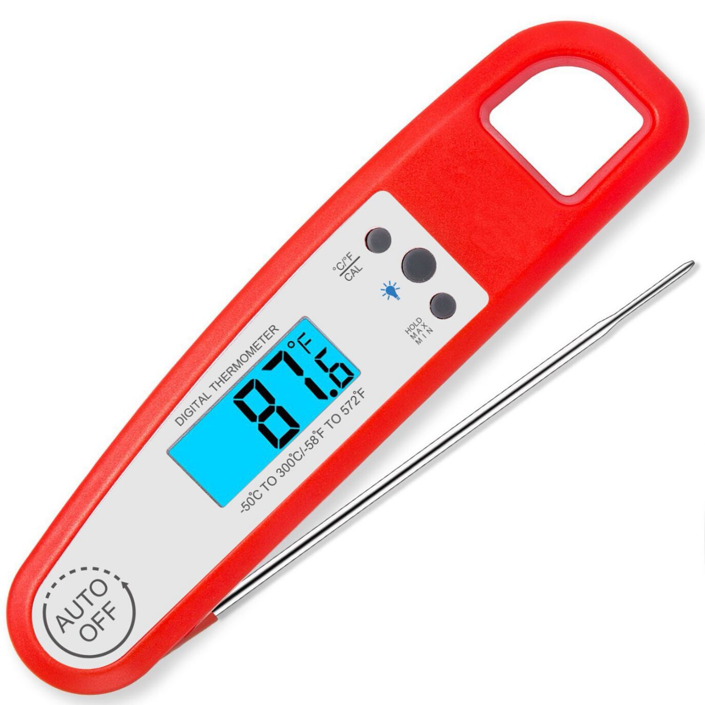 Upgrade 2019 Version Digital Meat Thermometer for Grill and Cooking, 2S Best Super Fast Instant Read Waterproof Kitchen Thermometer 