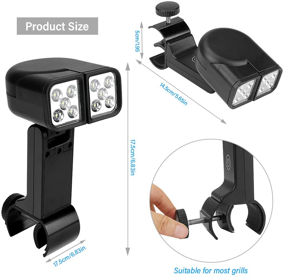 Barbecue Grill Light,Touch Switch With 10 super bright LED lights