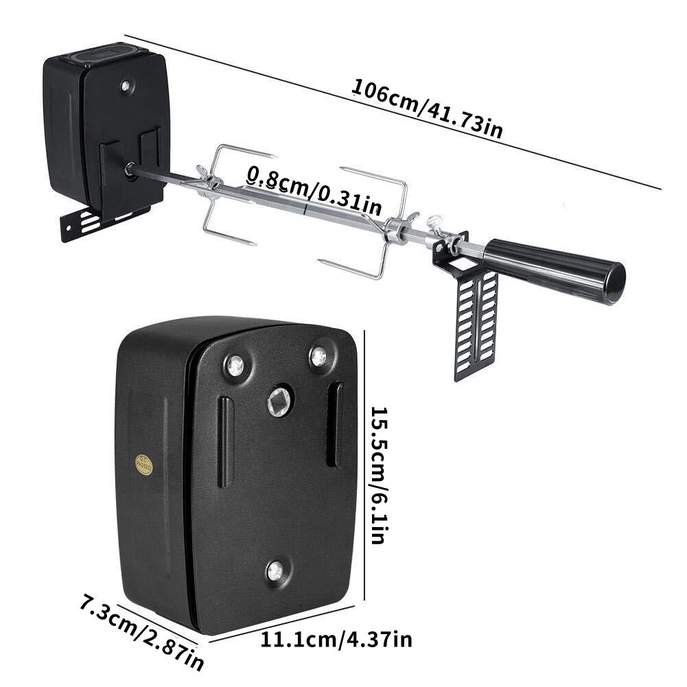 Heavy Duty Universal Grill Replacement Rotisserie Kit 