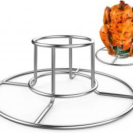 Beercan Chicken Rack, Stainless Steel Chicken Stand for Smoker and Grill