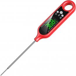 Braai Meat Thermometers, Waterproof 3S Instant Read BBQ Thermometer with Backlight & Magnet, Wireless Food Thermometer Cooking for Candy/Grill/Oil/Smoker/Deep Fry, Support Calibrate, Auto Off