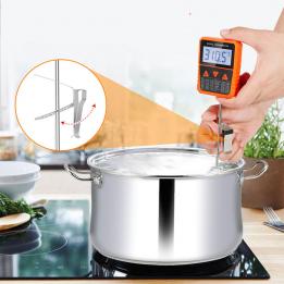 Candy Thermometer with Pot Clip,Long Probe Instant Read Food Cooking Thermometer, Digital Meat Thermometer for Candle, Sugar, Frying 