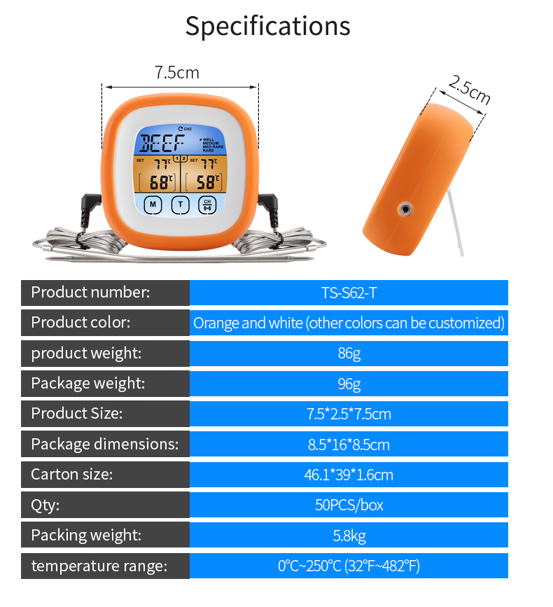 touch screen thermometer